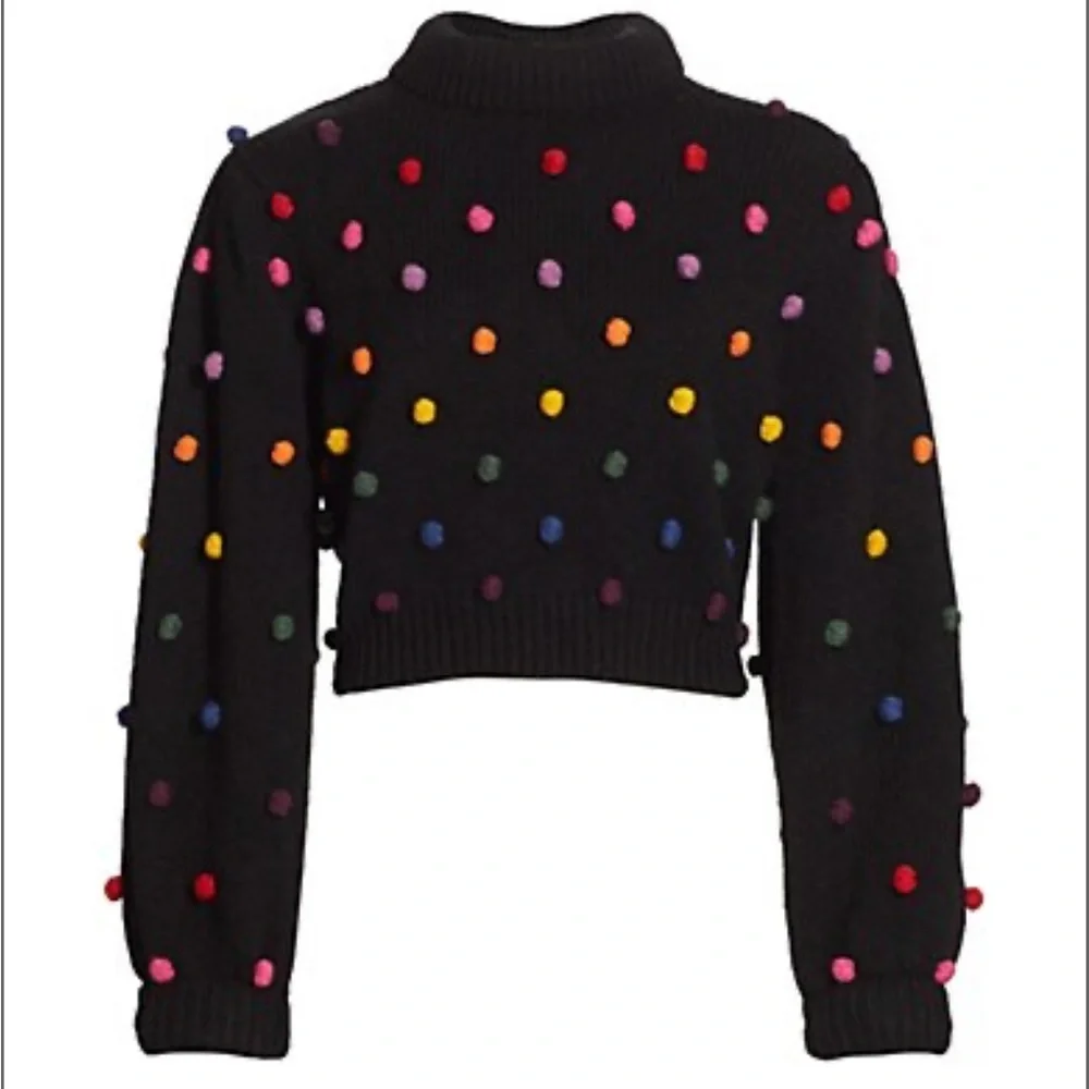 FARM Rio Rainbow Pom-Pom Sweater - Picture 2 of 3